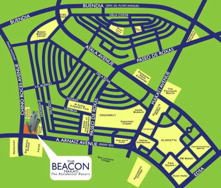 Beacon Makati Condo Free Pool Access Free Wifi 100Mbps & Free Netflix Manila Kültér fotó