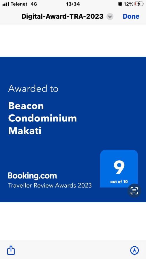 Beacon Makati Condo Free Pool Access Free Wifi 100Mbps & Free Netflix Manila Kültér fotó